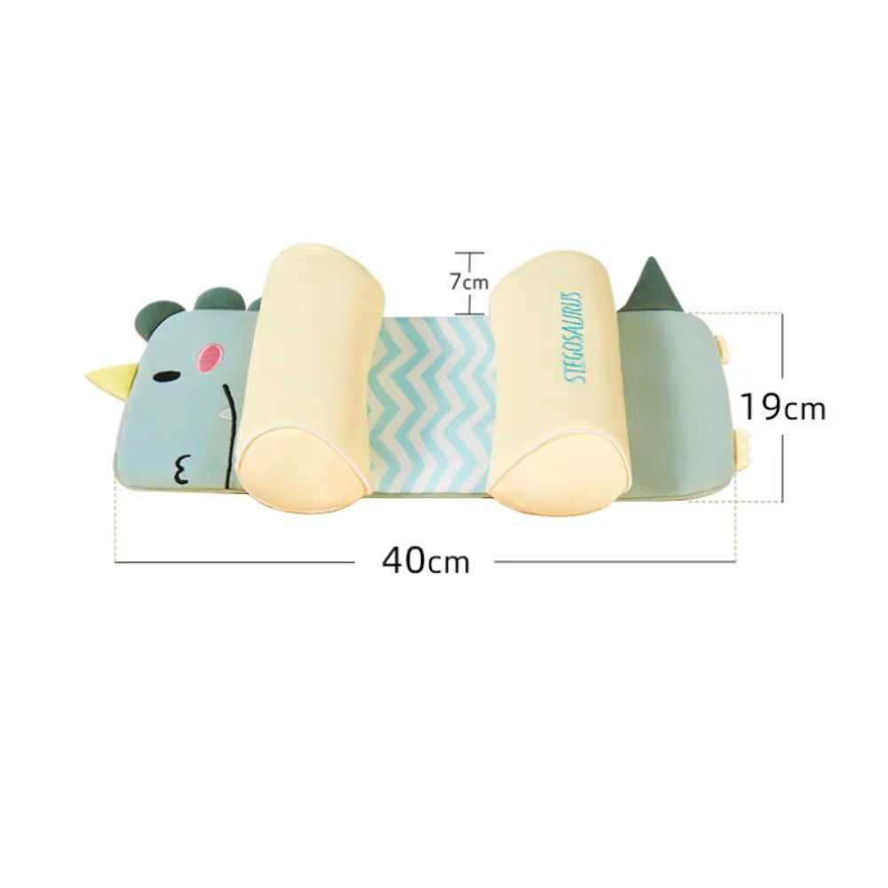 Anti-deviation Head Baby Pillow Correction Adjustable Newborn Buckwheat Shell Pillow Breathable Cartoon Baby Shaping Pillow