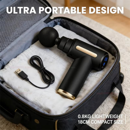 USB Mini Massage Gun Fascia Machine Muscle Relaxation Vibrating Gun Rod Massage Fitness Equipment Neck Grab Fascia Gun