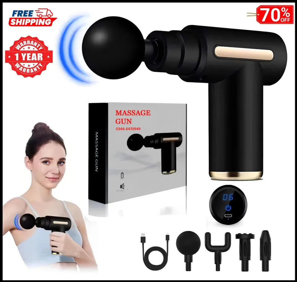 USB Mini Massage Gun Fascia Machine Muscle Relaxation Vibrating Gun Rod Massage Fitness Equipment Neck Grab Fascia Gun