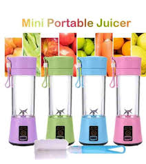USB Rechargeable Juicer Blender 6 Blades 380ml