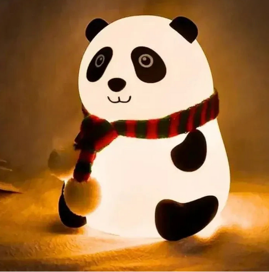 Cute Panda Silicone LED Night Lamp Light