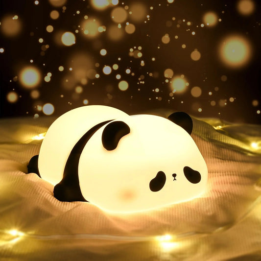 Cute Panda Silicone LED Night Lamp Light