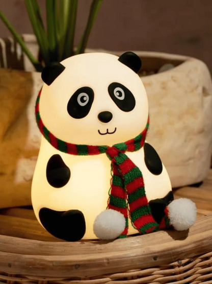 Cute Panda Silicone LED Night Lamp Light
